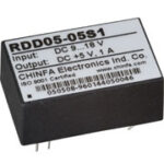 RDD05-05S2, Преобразователь DC/DC, 5Вт, Uвх=18:36В, Uвых=5В/1А, изоляция 1500В DC, 32х20х12.7мм, -25