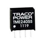 TME2405S, DC/DC преобразователь 1Вт вход 21.6-26.4В, выход 5В/0,2А SIP4