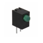 WP934CB/GD, Светодиодный индикатор зелёный Т-1 3мм, Tinted 2.2V 20mA Through Hole, Right Angle