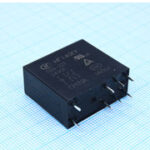 HF140FF/024-2ZT, Минииатюрное силовое реле, 10 A, 24 В, 2 Form C, материал контактов AgSnO2, =6-1415