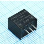 R-78E3.3-0.5, DC/DC преобразователи на печатную плату, корпус SIP3