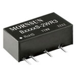 B0512S-2WR3, Преобразователь DC/DC мощность, Вт: 2 вход 5 (4.5...5.5)В выход 12В/167мА изоляция: 150