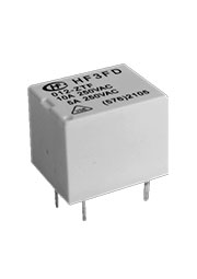 2015987356.jpg HF3FD/005-ZTF, Миниатюрное силовое реле 5VDC, 1 Form C, = 833H-1C-C 5VDC, материал контактов AgSnO2 — изображение 1