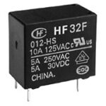 HF32F/018-ZS3, Миниатюрное силовое реле, 18VDC, form 1C, 3A/250VAC, материал контактов AgNi